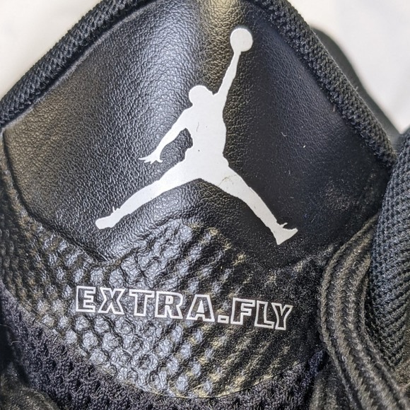 #45 Men\'s Jordan Extra Fly basketball shoe anthracite white/black size 9 main image 4
